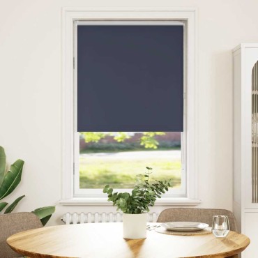 vidaXL Στόρι Συσκότισης Θαλάσσιο 80x130 εκ. Πλάτος Υφάσματος 75,7 εκ. Πολυεστέρας