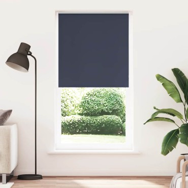 vidaXL Στόρι Συσκότισης Θαλάσσιο 110x210 εκ. Πλάτος Υφάσματος 105,7 εκ. Πολυεστέρας