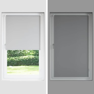 vidaXL Στόρι Συσκότισης Θαλάσσιο 130x210 εκ. Πλάτος Υφάσματος 126,6 εκ. Πολυεστέρας
