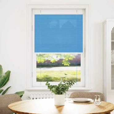 vidaXL Πλισέ Στόρι Μπλε 70x150 εκ. Πλάτος Υφάσματος 69,4 εκ. Πολυεστέρας