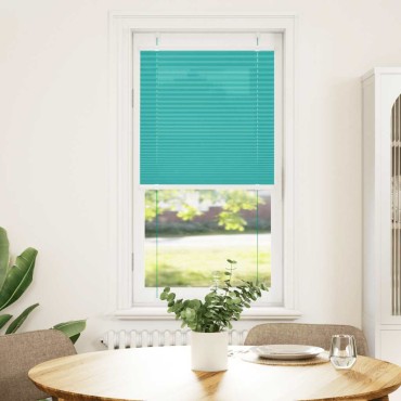vidaXL Πλισέ Στόρι Πετρόλ Πράσινο 60x150 εκ. Πλάτος Υφάσματος 59,4 εκ. Πολυεστέρας