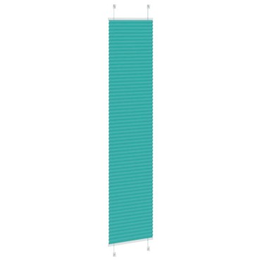 vidaXL Πλισέ Στόρι Πετρόλ Πράσινο 50x200 εκ. Πλάτος Υφάσματος 49,4 εκ. Πολυεστέρας