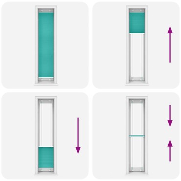 vidaXL Πλισέ Στόρι Πετρόλ Πράσινο 50x200 εκ. Πλάτος Υφάσματος 49,4 εκ. Πολυεστέρας