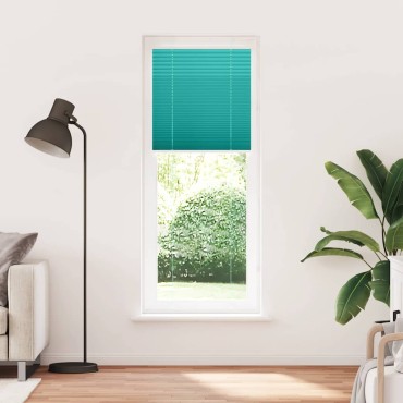 vidaXL Πλισέ Στόρι Πετρόλ Πράσινο 70x200 εκ. Πλάτος Υφάσματος 69,4 εκ. Πολυεστέρας