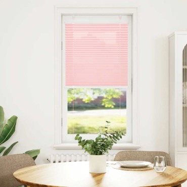 vidaXL Πλισέ Στόρι Ροζ 55x100 εκ. Πλάτος Υφάσματος 54,4 εκ. Πολυεστέρας