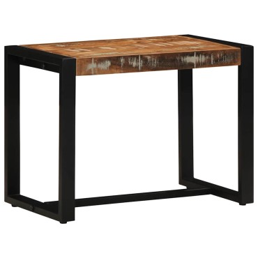 vidaXL Πάγκος Πολύχρωμος 60x35x45cm από Μασίφ Ξύλο Ανακυκλωμένου Ξύλου 1 τεμ.