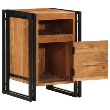vidaXL Κομοδίνο 40x40x59cm από Μασίφ Ξύλο Ακακίας 1 τεμ.