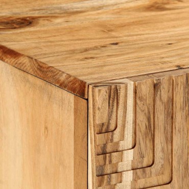 vidaXL Έπιπλο Τηλεόρασης 105x33x46cm από Μασίφ Ξύλο Ακακίας 1 τεμ.