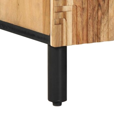 vidaXL Έπιπλο Τηλεόρασης 105x33x46cm από Μασίφ Ξύλο Ακακίας 1 τεμ.