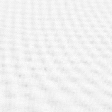 vidaXL Πτυσσόμενη Καρέκλα Δαπέδου Λευκή 71x51x62cm Υφασμάτινη