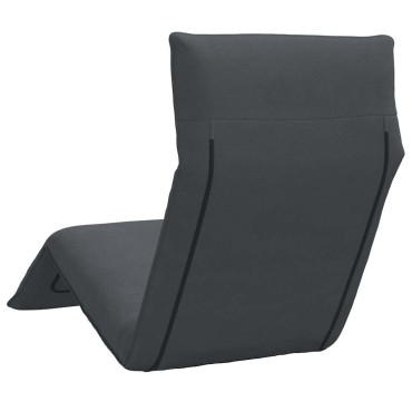 vidaXL Ξαπλώστρα Πτυσσόμενη Ανθρακί 175x54x8,5cm Ύφασμα Oxford 1 τεμ.