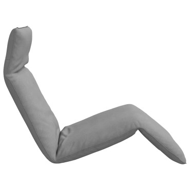 vidaXL Ξαπλώστρα Πτυσσόμενη Γκρι 175x54x8,5cm από Ύφασμα Oxford 1 τεμ.