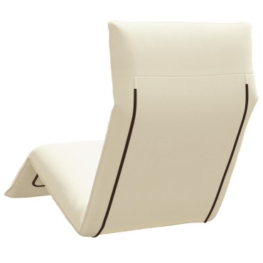 vidaXL Ξαπλώστρα Πτυσσόμενη Κρεμ 175x54x8,5cm από Ύφασμα Oxford 1 τεμ.