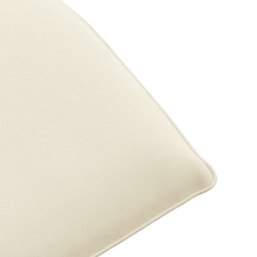 vidaXL Ξαπλώστρα Πτυσσόμενη Κρεμ 175x54x8,5cm από Ύφασμα Oxford 1 τεμ.