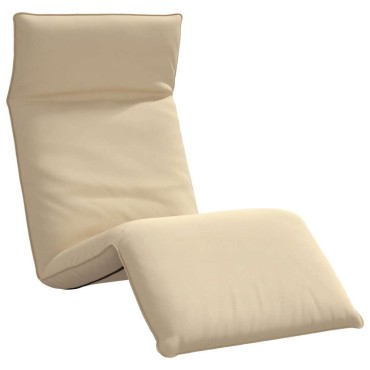 vidaXL Ξαπλώστρα Πτυσσόμενη Μπεζ 175x54x8,5cm από Ύφασμα Oxford 1 τεμ.