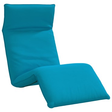vidaXL Ξαπλώστρα Πτυσσόμενη Ανοιχτό Μπλε 175x54x8,5cm από Ύφασμα Oxford 1 τεμ.