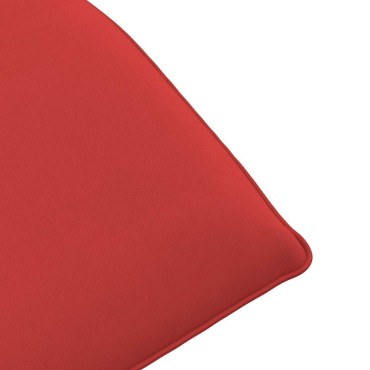 vidaXL Ξαπλώστρα Πτυσσόμενη Κόκκινη 175x54x8,5cm από Ύφασμα Oxford 1 τεμ.