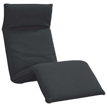 vidaXL Ξαπλώστρα Πτυσσόμενη Μαύρη 175x54x8,5cm από Ύφασμα Oxford 1 τεμ.