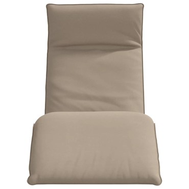 vidaXL Ξαπλώστρα Πτυσσόμενη Μπεζ 175x54x8,5cm Ύφασμα Oxford 1 τεμ.