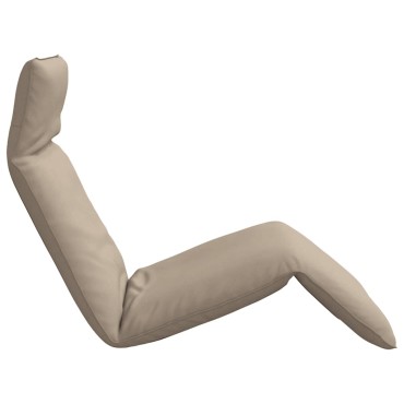 vidaXL Ξαπλώστρα Πτυσσόμενη Μπεζ 175x54x8,5cm Ύφασμα Oxford 1 τεμ.