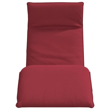 vidaXL Ξαπλώστρα Πτυσσόμενη Κόκκινη 175x54x8,5cm από Ύφασμα Oxford 1 τεμ.