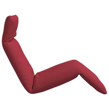 vidaXL Ξαπλώστρα Πτυσσόμενη Κόκκινη 175x54x8,5cm από Ύφασμα Oxford 1 τεμ.