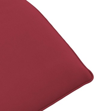 vidaXL Ξαπλώστρα Πτυσσόμενη Κόκκινη 175x54x8,5cm από Ύφασμα Oxford 1 τεμ.
