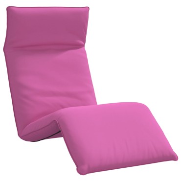 vidaXL Ξαπλώστρα Πτυσσόμενη Ροζ 175x54x8,5cm από Ύφασμα Oxford 1 τεμ.