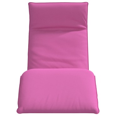 vidaXL Ξαπλώστρα Πτυσσόμενη Ροζ 175x54x8,5cm από Ύφασμα Oxford 1 τεμ.