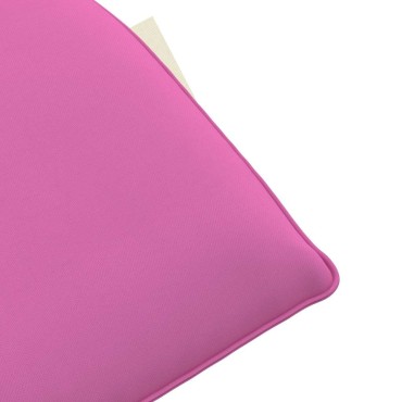 vidaXL Ξαπλώστρα Πτυσσόμενη Ροζ 175x54x8,5cm από Ύφασμα Oxford 1 τεμ.