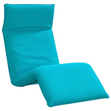 vidaXL Ξαπλώστρα Πτυσσόμενη Τυρκουάζ 175x54x8,5cm από Ύφασμα Oxford 1 τεμ.