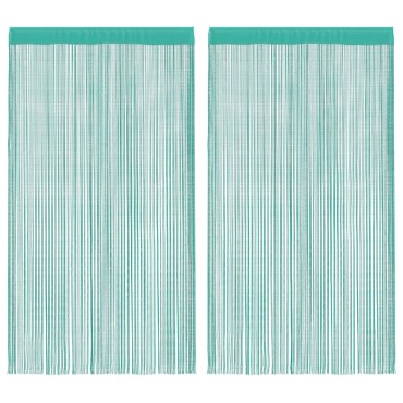 vidaXL Κουρτίνες με Κορδόνι 2 τεμ. Τυρκουάζ 100x250cm