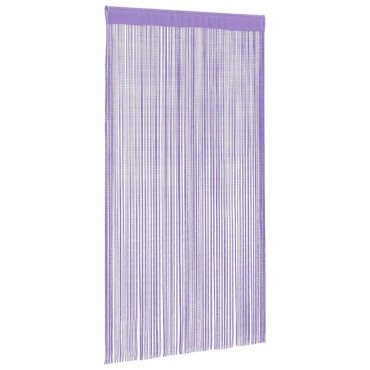 vidaXL Κουρτίνες με Κορδόνι 2 τεμ. Μωβ 100x250cm