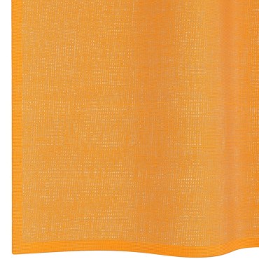 vidaXL Κουρτίνες Voile με Θηλιές 2 τεμ. Πορτοκαλί 140x140cm