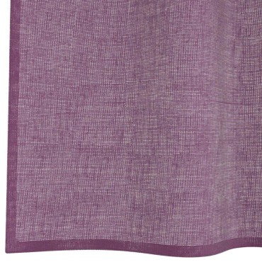 vidaXL Κουρτίνες Voile με Θηλιές 2 τεμ. Μωβ 140x225cm