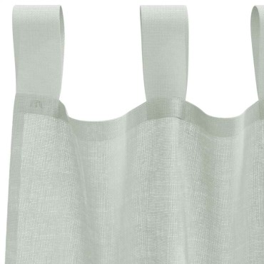 vidaXL Κουρτίνες Voile με Θηλιές 2 τεμ. Ανοιχτό Γκρι 140x245cm