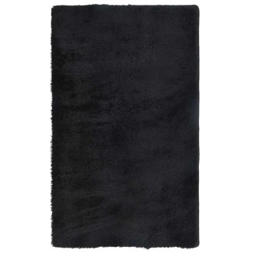 vidaXL Χαλί Shaggy με Ψηλό Πέλος «NAVARRA» Μαύρο 60x100cm Πολυεστέρας