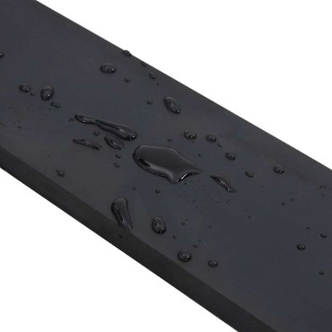 vidaXL Ελαστική Άκρη για Εκχιονιστικό Μαύρο 180x10x1 εκ.