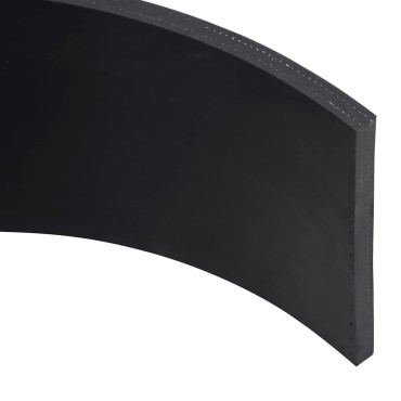 vidaXL Ελαστική Άκρη για Εκχιονιστικό Μαύρο 180x15x1 εκ.