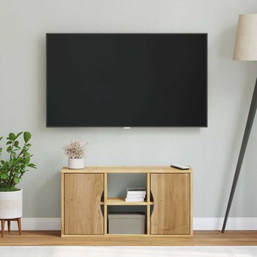 vidaXL Έπιπλο Τηλεόρασης «ODDA» 79x24x40cm από Μασίφ Ξύλο Πεύκου