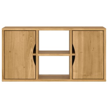 vidaXL Έπιπλο Τηλεόρασης «ODDA» 79x24x40cm από Μασίφ Ξύλο Πεύκου