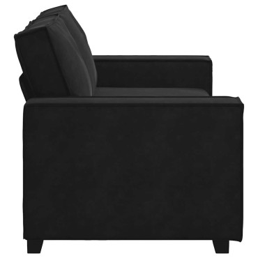 vidaXL Διθέσιος Καναπές Μαύρος Βελούδινος 180x78x84cm