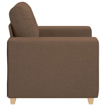 vidaXL Πολυθρόνα Καφέ 100x78x80cm Ύφασμα 1 τεμ. Γωνιακός