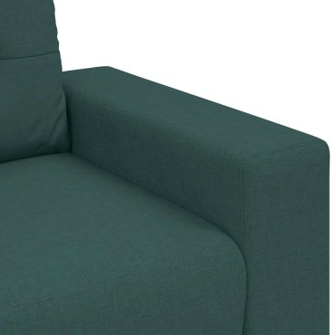 vidaXL Πολυθρόνα-Καναπέ Σκούρο Πράσινο 100x78x80cm Ύφασμα 1 τεμ. Γωνιακός