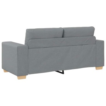 vidaXL Καναπές-Διθέσιος Ανοιχτό Γκρι 180x77x82cm Ύφασμα
