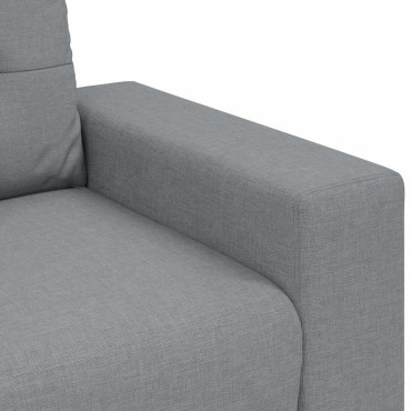 vidaXL Καναπές-Διθέσιος Ανοιχτό Γκρι 180x77x82cm Ύφασμα