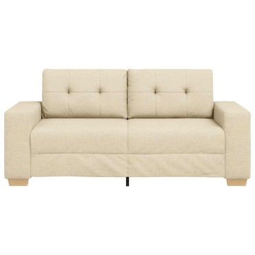 vidaXL Διθέσιος Καναπές-Διάδρομος Κρεμ 180x77x82cm Ύφασμα