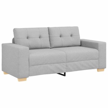 vidaXL Διθέσιος Καναπές Cloud Γκρι 180x77x82cm Υφασμάτινος