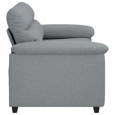 vidaXL Διθέσιος Καναπές Ανοιχτό Γκρι 160x81x84cm Ύφασμα