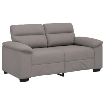 vidaXL Διθέσιος Καναπές Μπεζ 160x81x84cm Ύφασμα